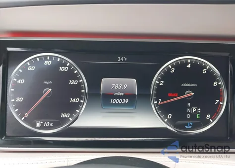 2015 Mercedes-Benz S 550 4Matic из США, поврежденный, VIN WDDUG8FB3FA120307